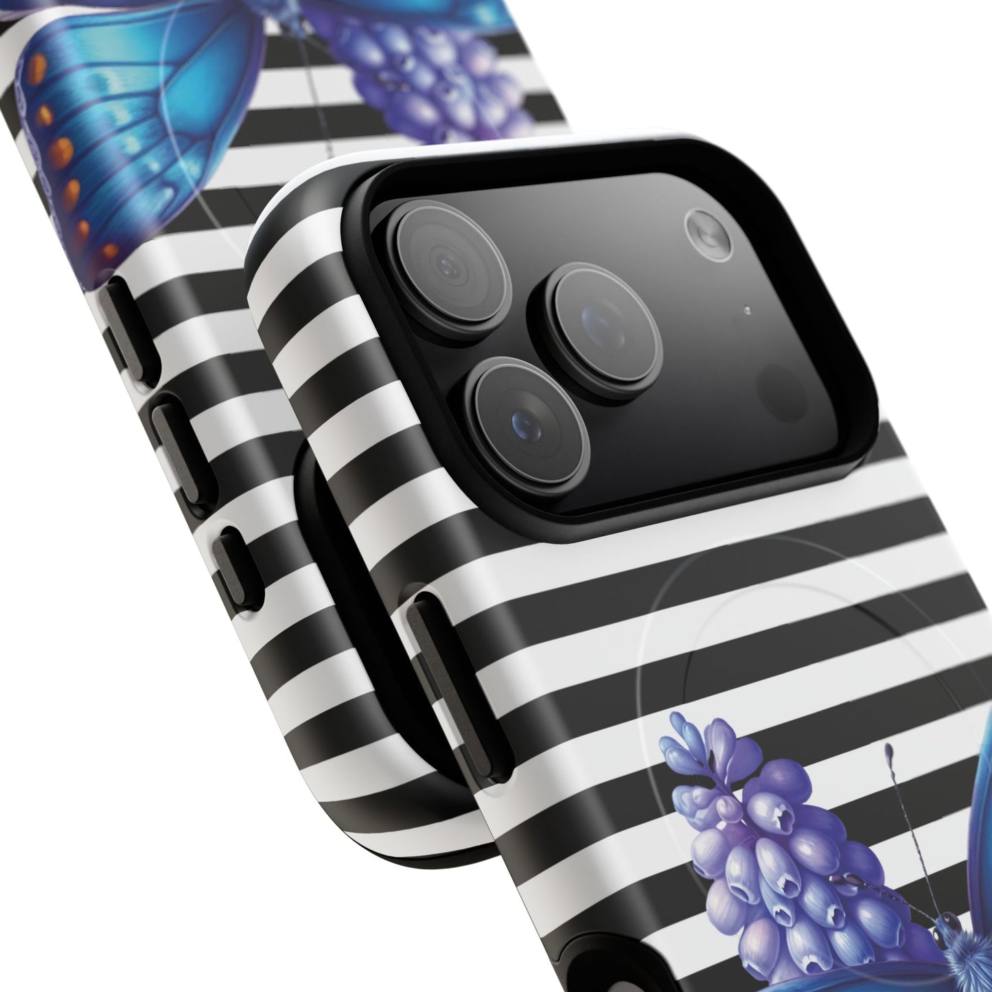 Midnight Bloom Tough iPhone Magnetic Cases - Floral, Stylish iPhone Cover, Gift for Her, Custom Mobile Case, Trendy iPhone Accessories