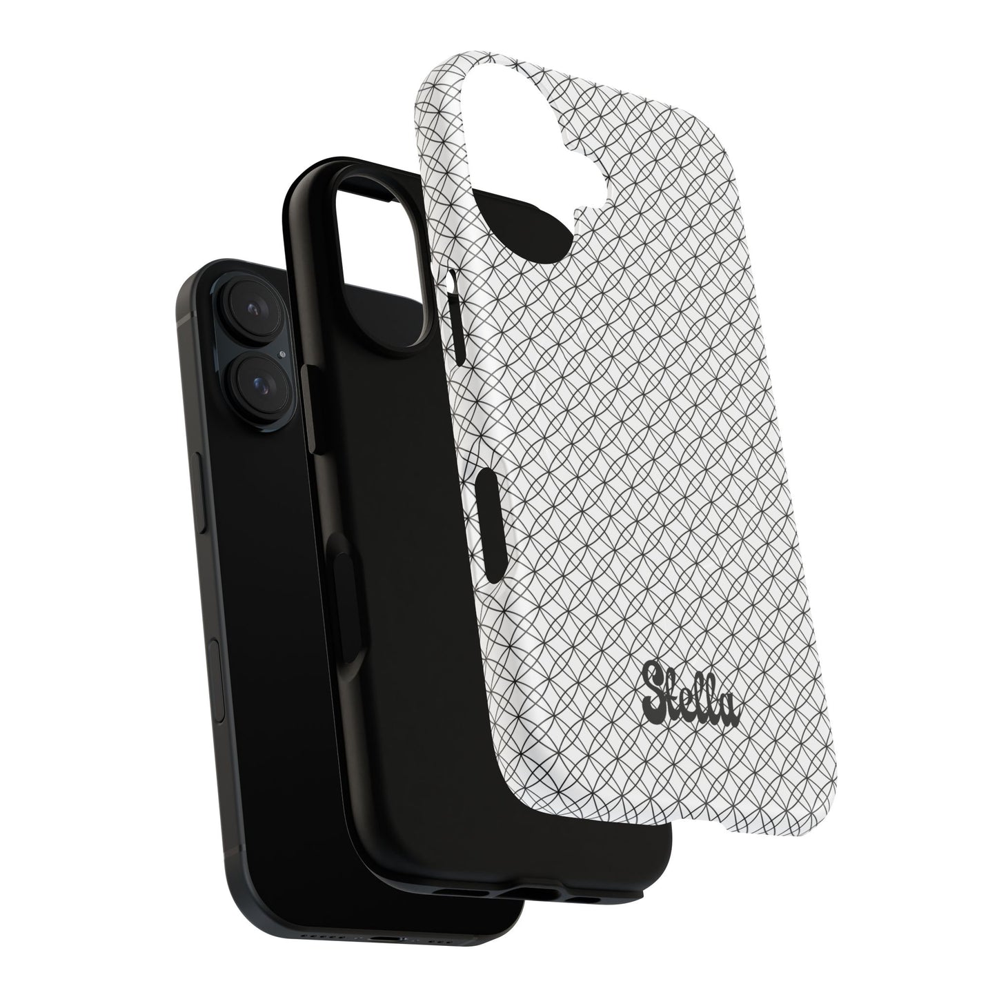 Personalized Geometric Phone Case, Stylish Tough Magnetic Cases, Unique Protection, Trendy Gift for Tech Lovers, Modern Mobile Accessory