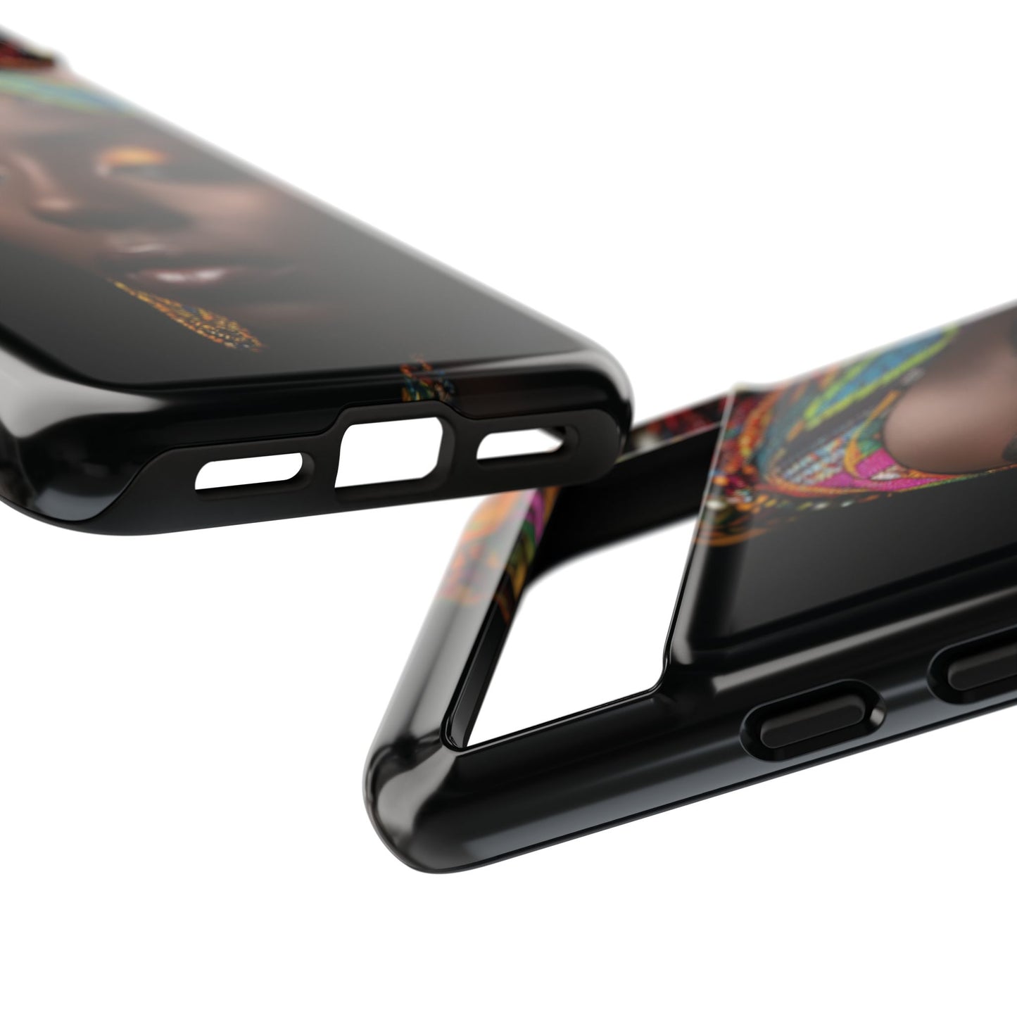 Regal Reflections: African Majesty Tough Google Pixel, iPhone and Samsung Cases.