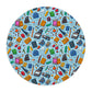 Blue Academic Educational Mouse Pad - Perfect for Students & Teachers