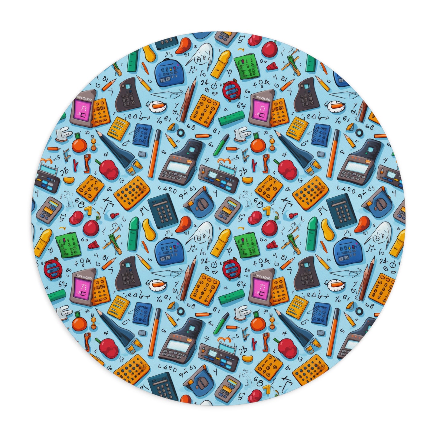 Blue Academic Educational Mouse Pad - Perfect for Students & Teachers