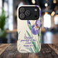 Delight yourself in the Lord Psalm 37:4, Inspirational Gift, iPhone Magnetic Case Scripture, Floral Bible Verse, MagSafe® iPhone® Tough Case, iPhone 14, iPhone 15, iPhone 16, Pro, Pro Max, Plus.