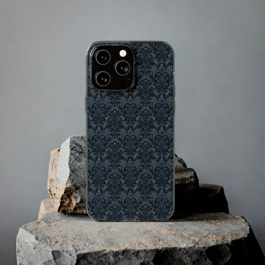 Opulent Dusk Clear Silicone iPhone Cases