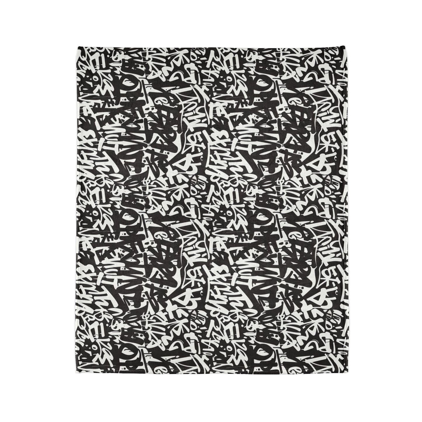 Urban Graffiti Soft Minky Blanket