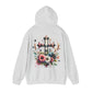Faith and Floral Cross Unisex Gildan Hoodie Sweatshirt