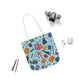 Blue Academic Adventures Canvas Tote Bag