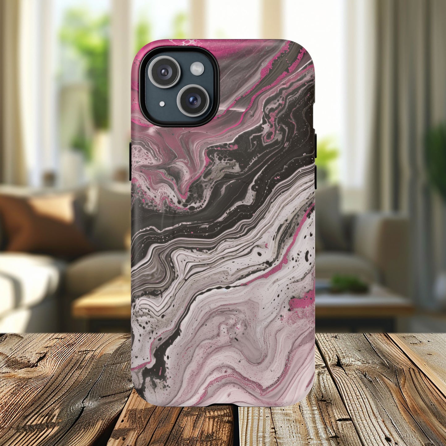 Stylish Magnetic iPhone Cases for Tough Protection, Trendy iPhone Covers, Gift for Teens, Modern Tech Accessories, Marble iPhone Design Cases