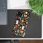 Whimsical Feline Garden Slim Cases for iPhone and Samsung Phones