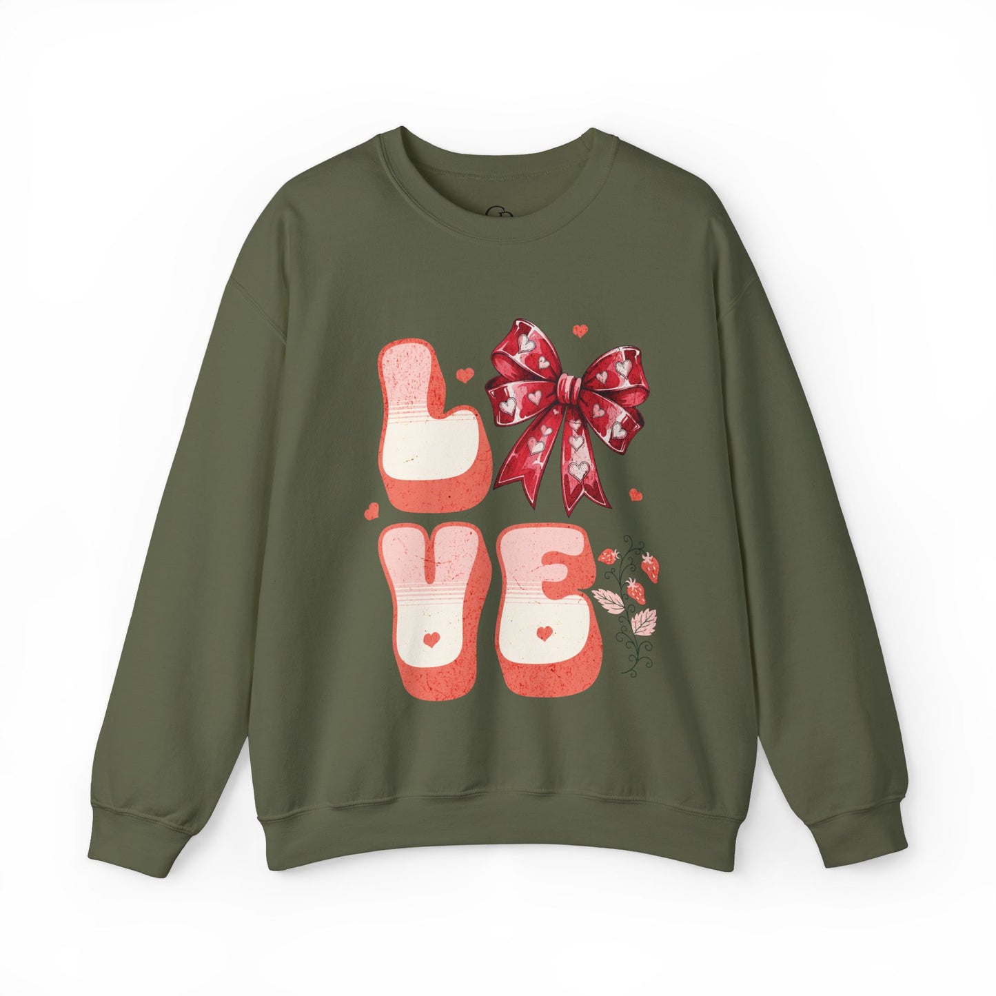 LOVE Coquette Unisex Heavy Gildan Blend™ Crewneck Sweatshirt.