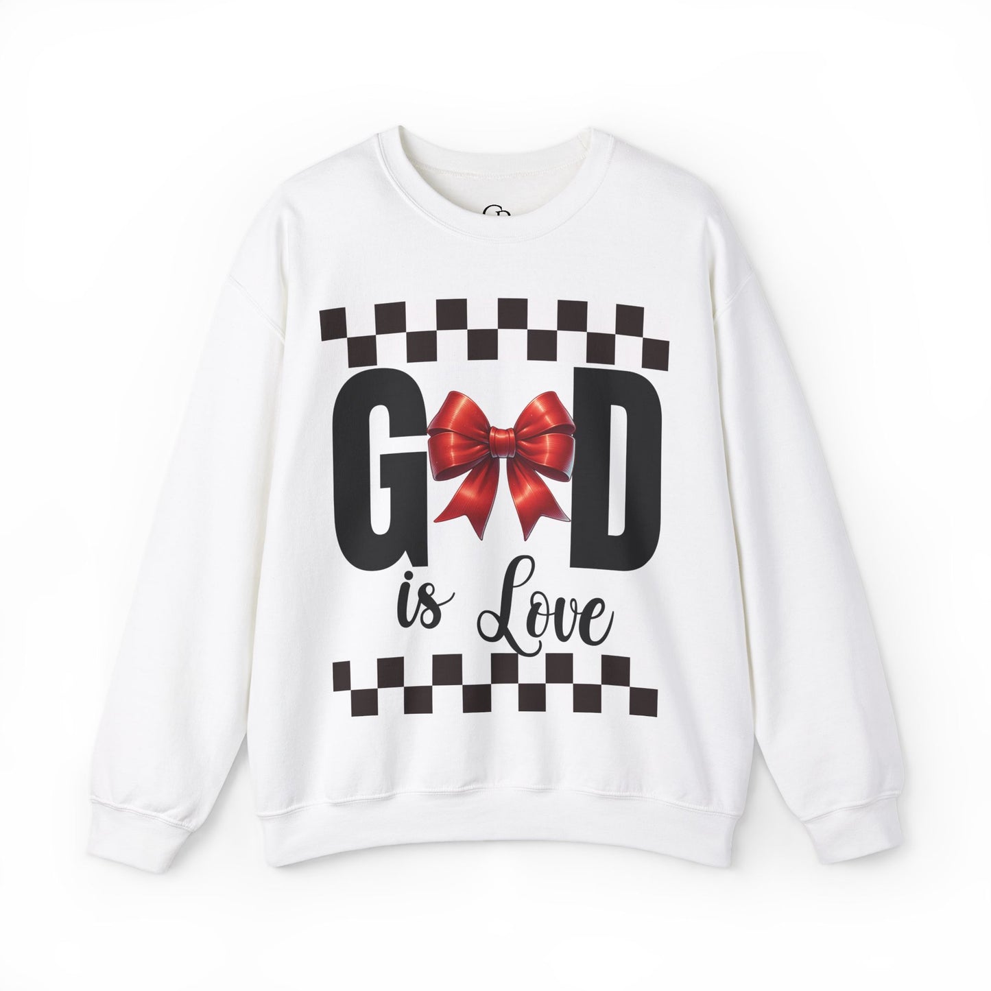 GOD is LOVE Unisex Gildan Heavy Blend™ Crewneck Sweatshirt.