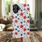 Patriotic Floral Dreams Tough Magnetic iPhone Cases, Durable, Stylish, Gift for Her, Protective Phone Cover, Spring Floral Design