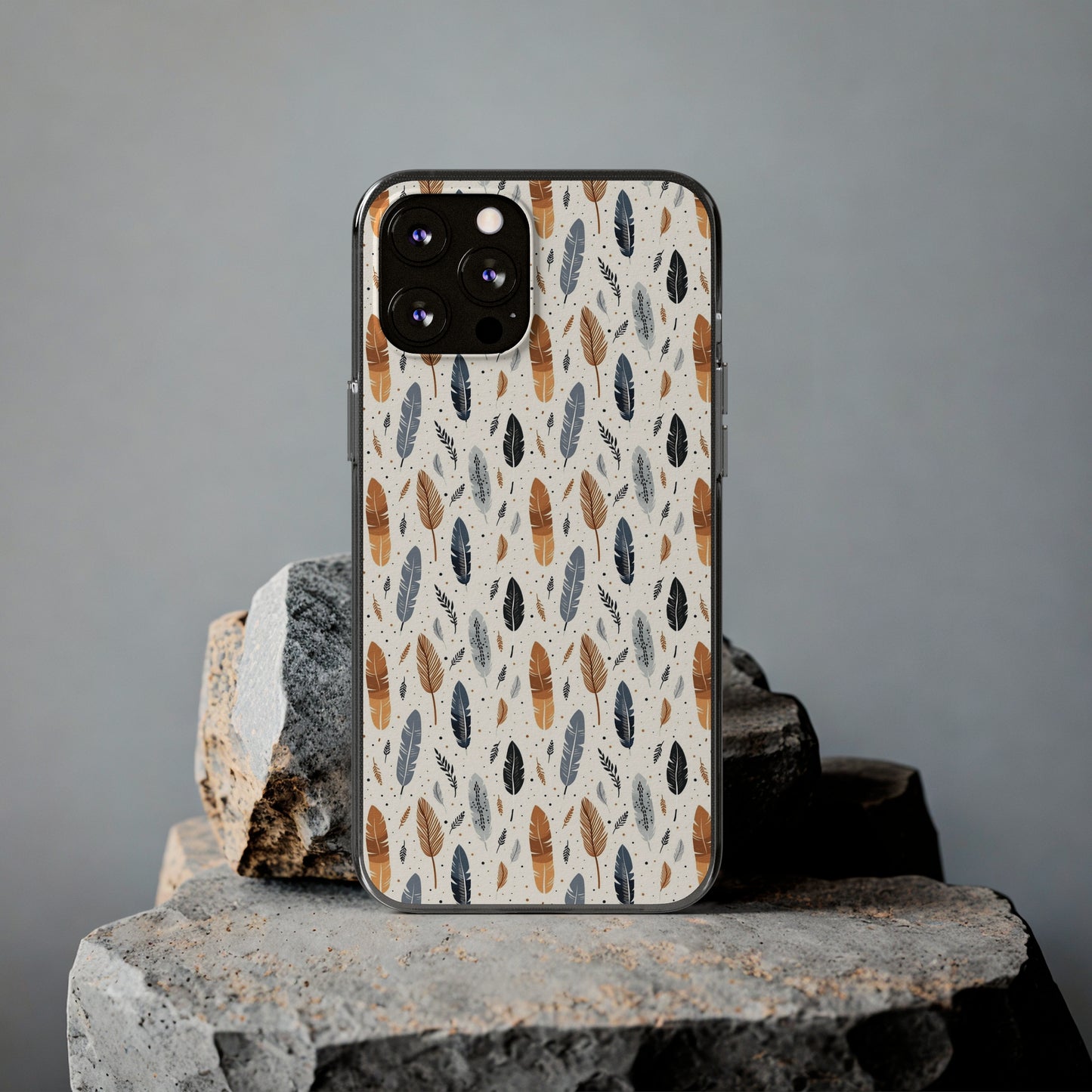 Whispering Feathers Soft iPhone, Google and Samsung Cases