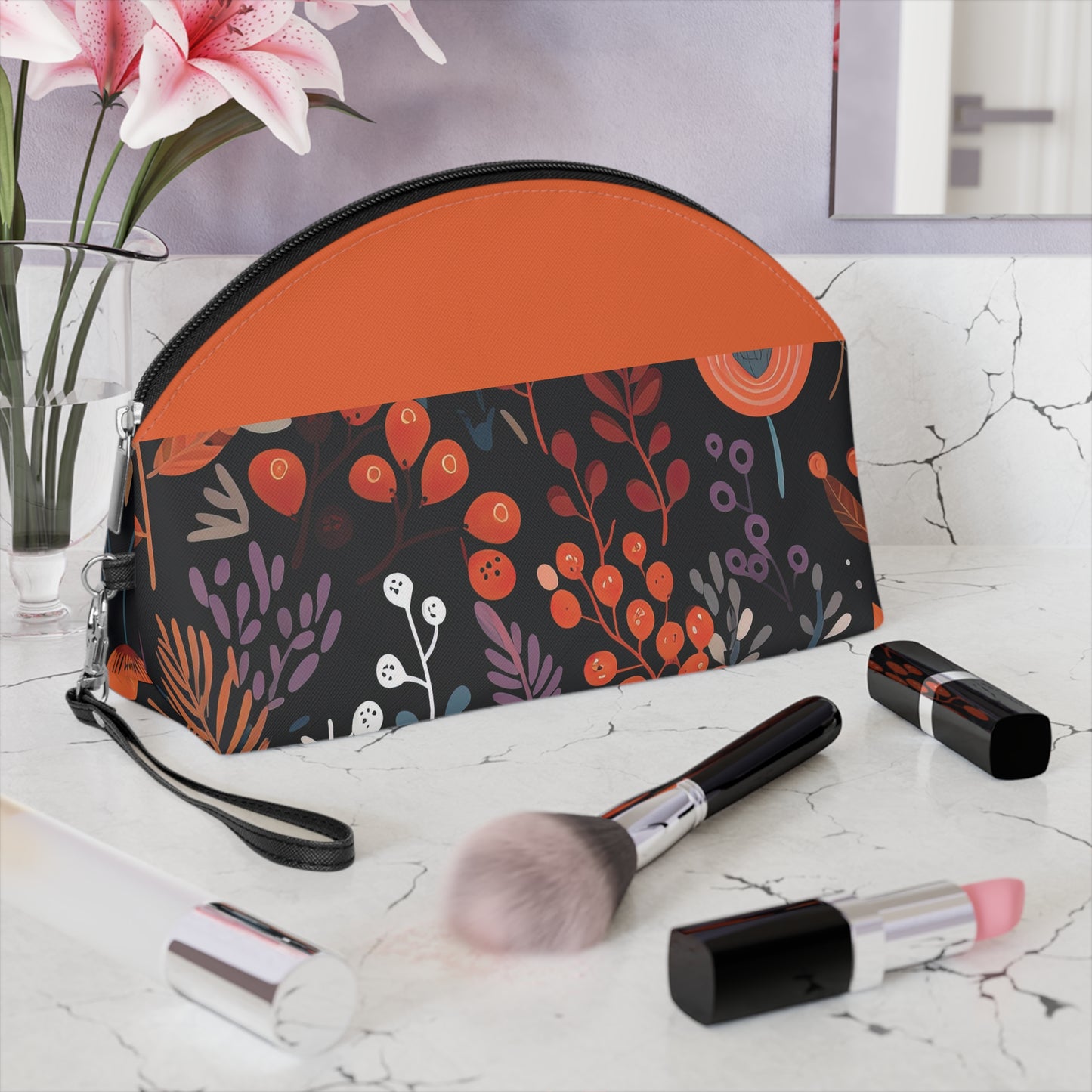 Autumn Bloom Makeup Bag