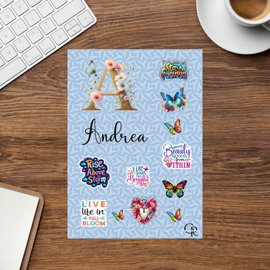 Personalized Initial Sticker Sheet