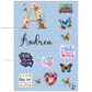 Personalized Initial Sticker Sheet