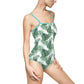 White Tropical Bliss Women's One-piece Swimsuit (AOP)