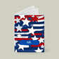 Patriotic Waves Hardcover Notebook: Ideal for Students and Daily Journaling