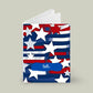 Patriotic Waves Hardcover Notebook: Ideal for Students and Daily Journaling
