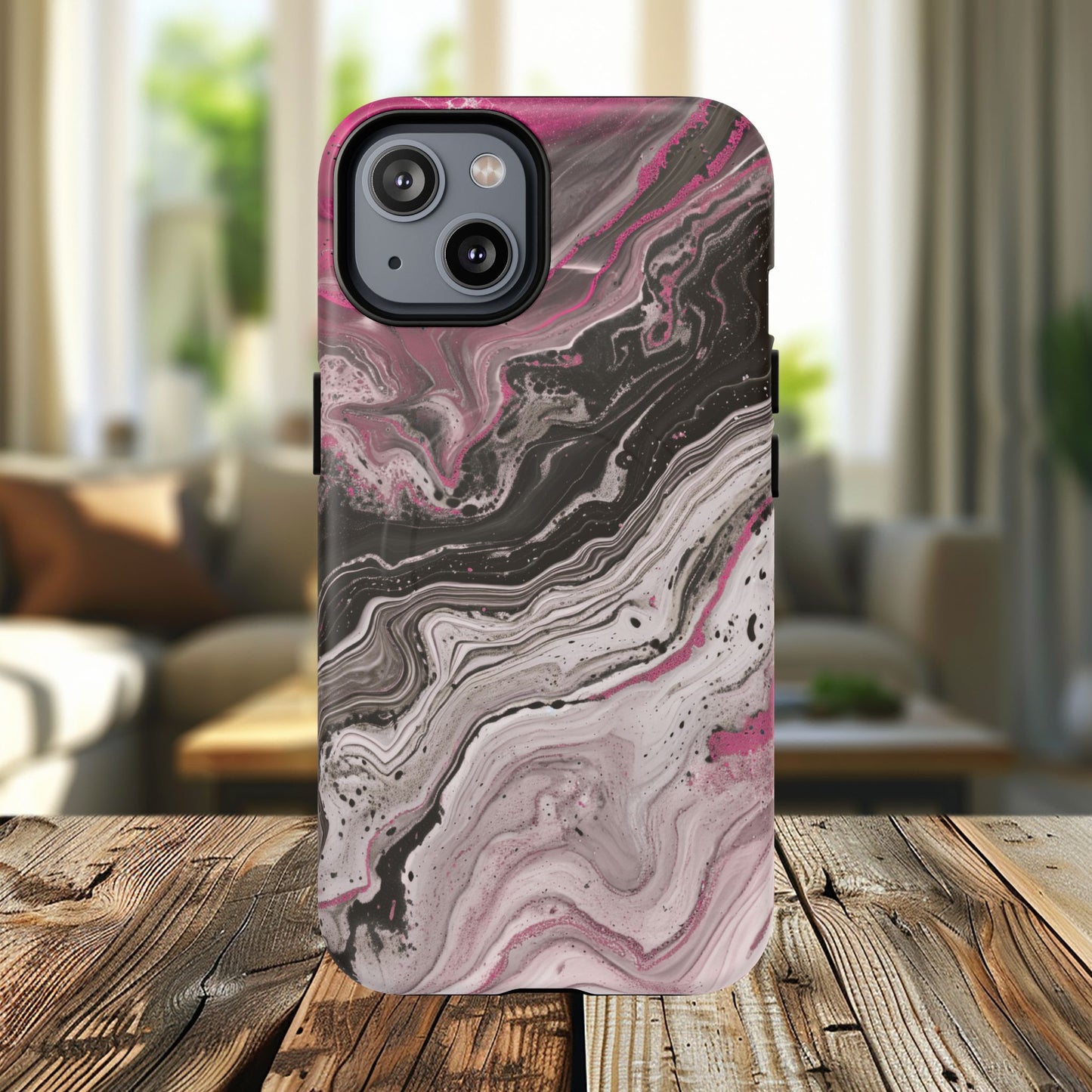Stylish Magnetic iPhone Cases for Tough Protection, Trendy iPhone Covers, Gift for Teens, Modern Tech Accessories, Marble iPhone Design Cases