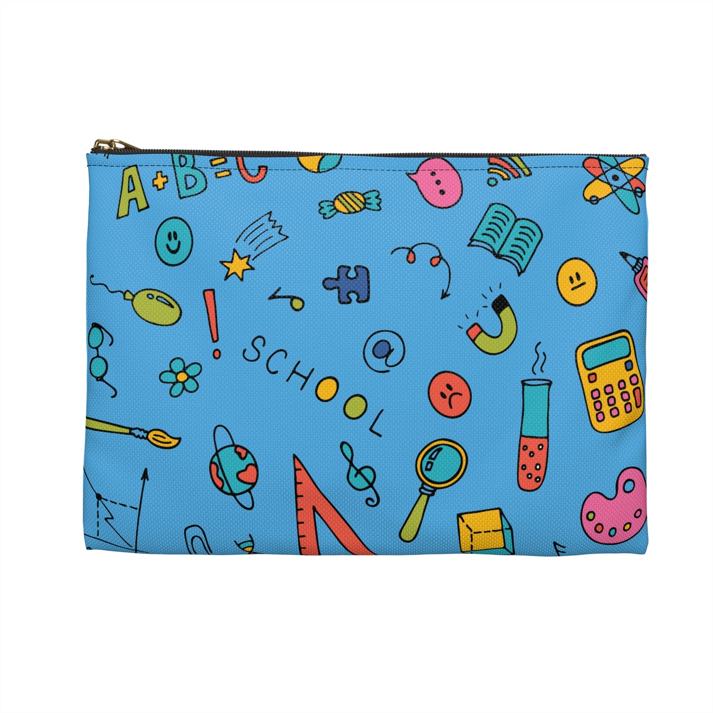 Personalized Classroom Couture Composition Book Inspired Accessory Pouch, Kids School Supplies, Classroom Organizer, Teacher Gift, Fun Stationery Case, Back to School