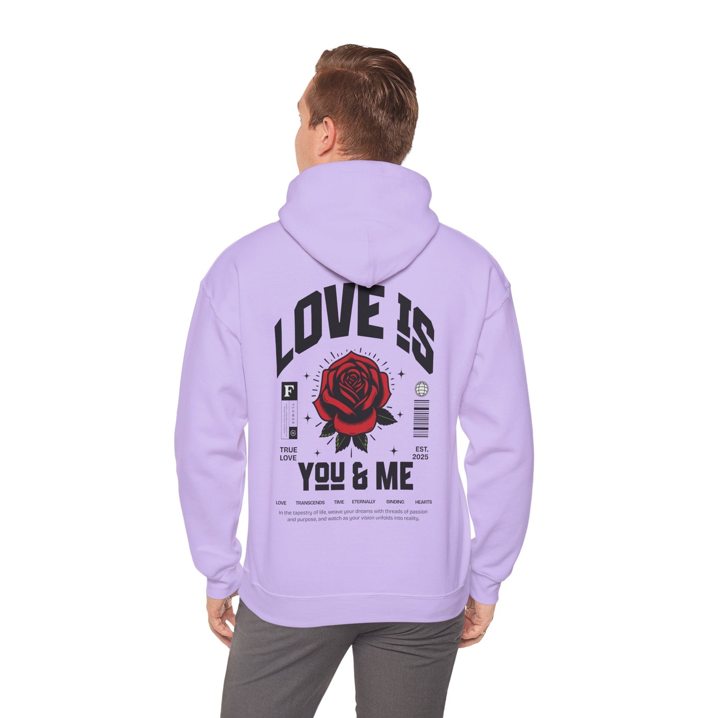 You and Me Unisex Gildan Hoodie Sweatshirt