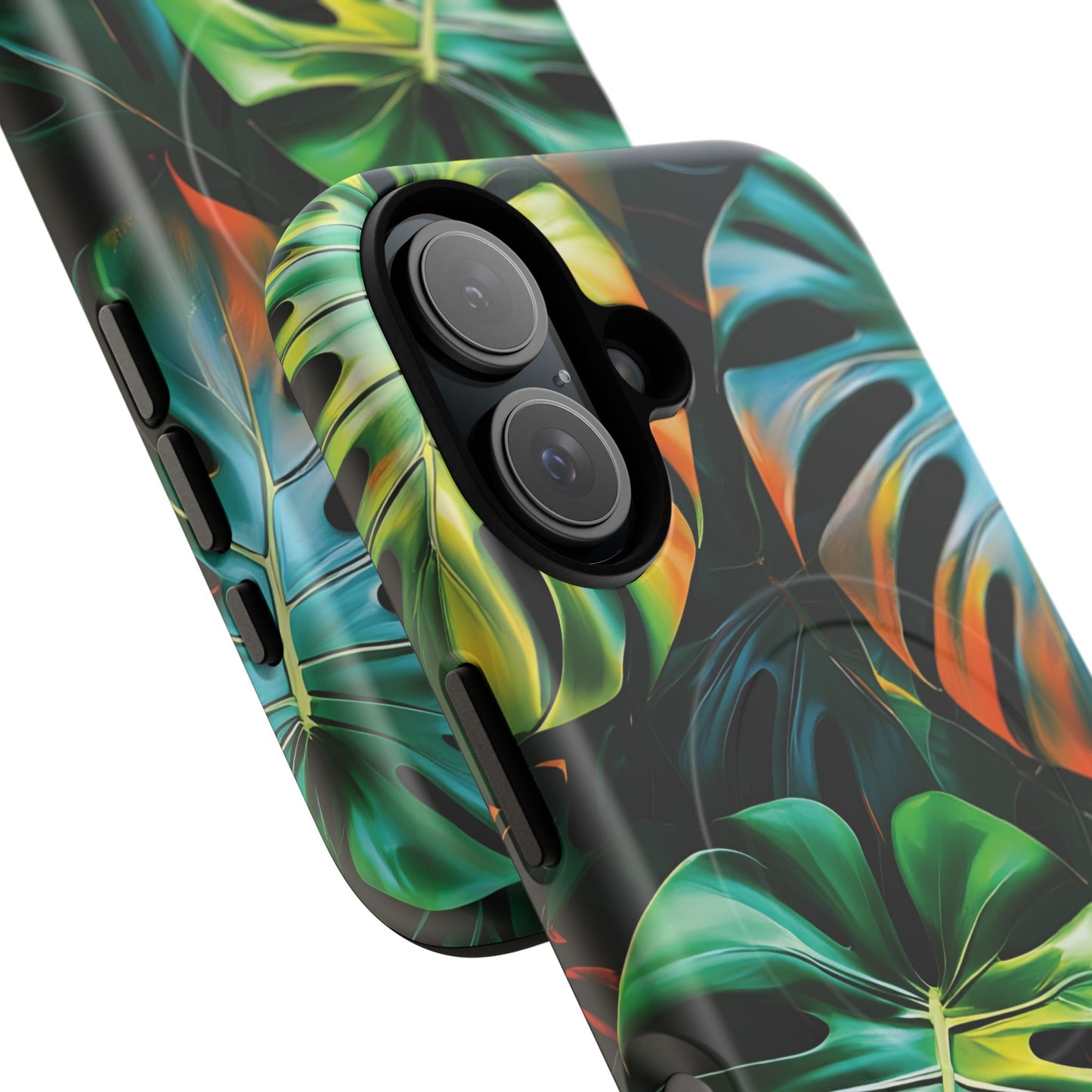 Tropical Leaf Phone Case | Tough Magnetic Cases, iPhone Accessories, Gift for Him/Her, Phone Protection, Summer Style, Trendy Design