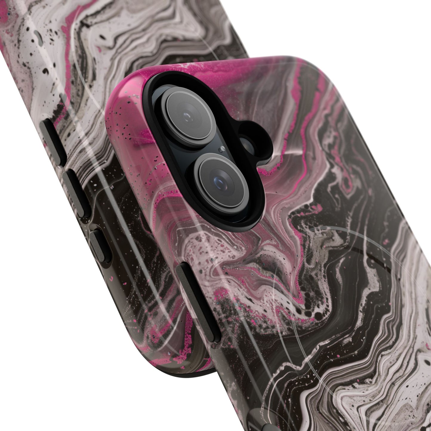 Stylish Magnetic iPhone Cases for Tough Protection, Trendy iPhone Covers, Gift for Teens, Modern Tech Accessories, Marble iPhone Design Cases