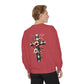 Faith and Floral Cross Unisex Garment-Dyed Sweatshirt