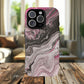 Stylish Magnetic iPhone Cases for Tough Protection, Trendy iPhone Covers, Gift for Teens, Modern Tech Accessories, Marble iPhone Design Cases