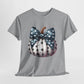 Polka Dot Pumpkin Charm Unisex Heavy Cotton Tee