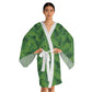 Green Tropical Bliss Serenity Kimono Robe (AOP)