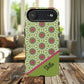Personalized Meadow Mandala Bloom Vibrant Flower  — Green & Pink Geometric Daisy Design