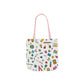 Personalized Classroom Couture Composition Book Inspired Canvas Tote Bag with Colorful Straps, Cute School Bag, Eco-Friendly Tote, Back to School Shopping Bag, Teacher Gift Idea