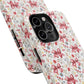 Personalized Rosette Coquette Floral Bow iPhone and Samsung Impact-Resistant Case — Custom Name Case