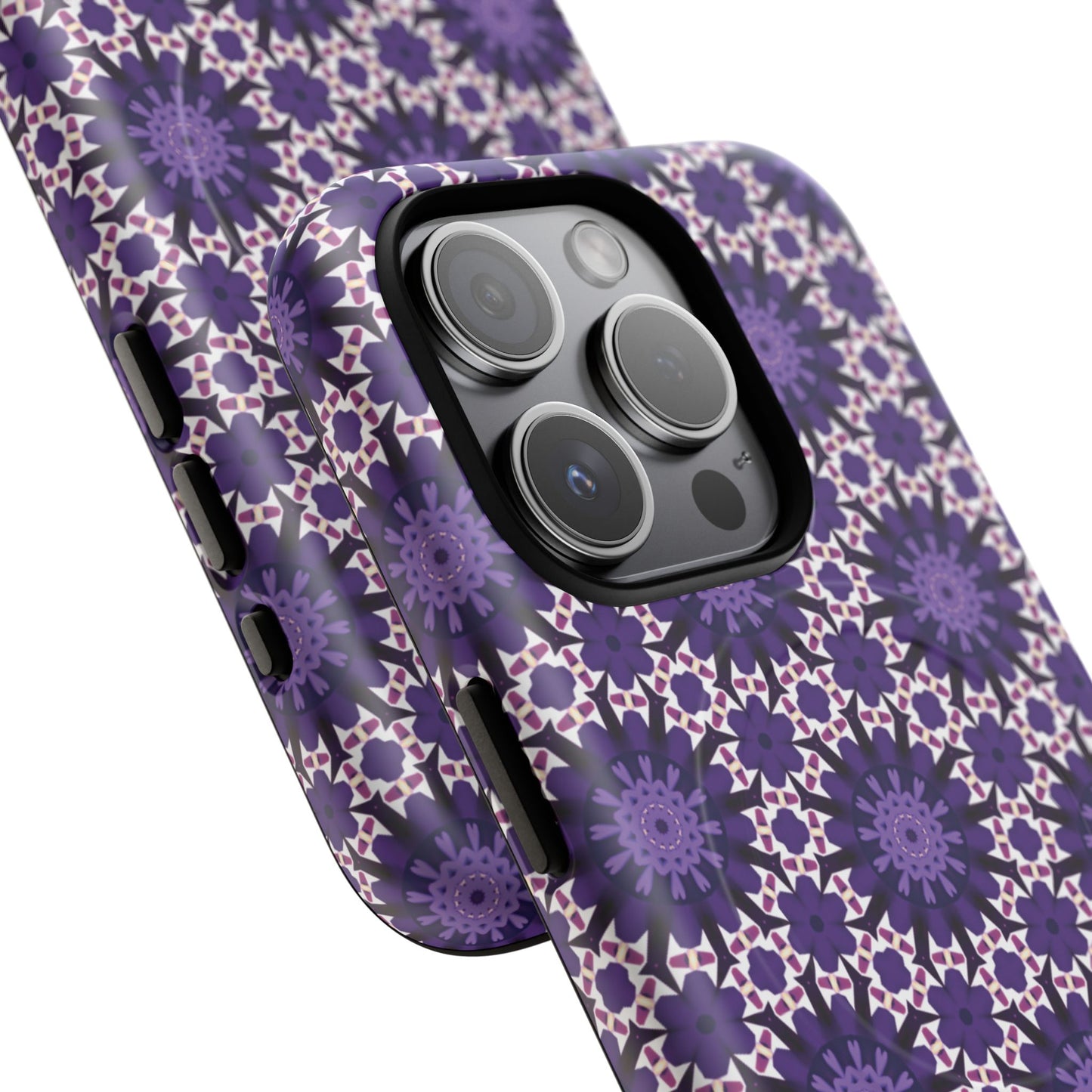 Twilight Petal Mirage Magnetic iPhone Cases, Unique Floral Designs, Tough Protection, Gift for Her, iPhone Accessories, Custom Cases