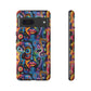 Psychedelic Visions Vibrant Samsung, iPhone and Google Pixel Phone Cases - Colorful Artistic Design