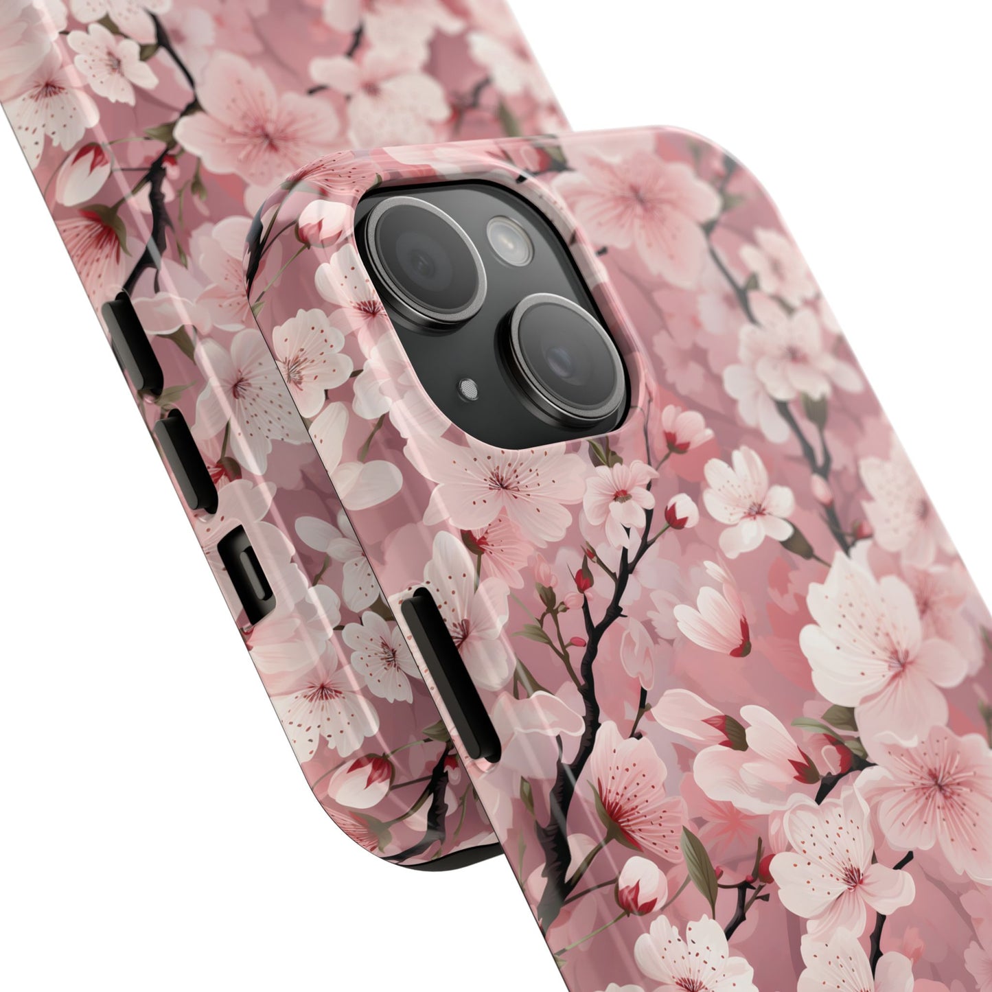 Cherry Blossom iPhone and Samsung Tough Phone Cases