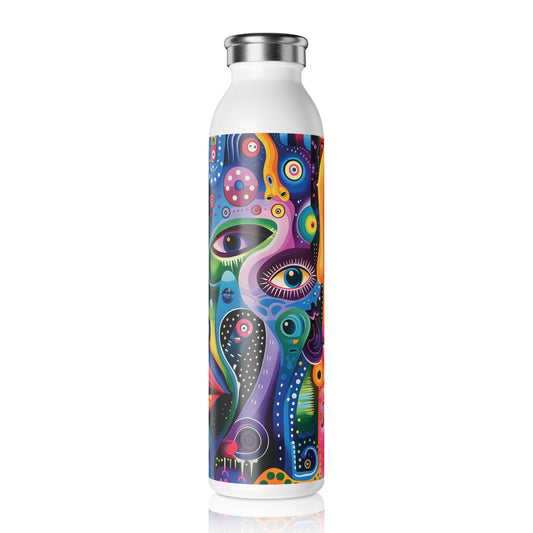 Psychedelic Visions Slim Water Bottle