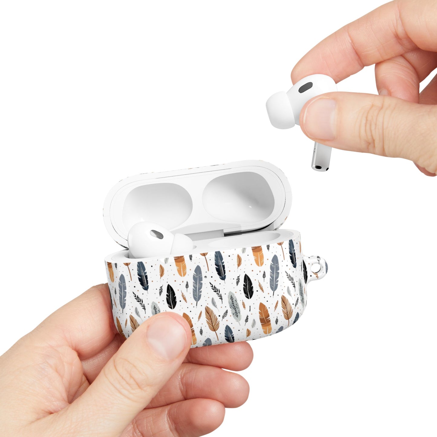 Whispering Feathers AirPod Case - Stylish and Protective Earbud Cover