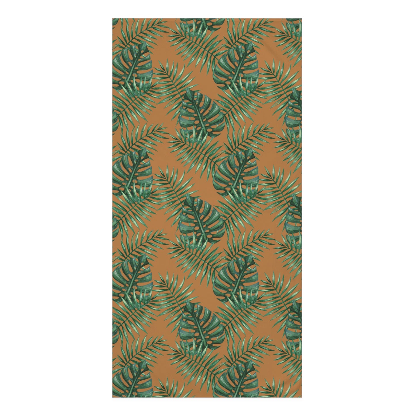 Tropical Bliss Brown Mink-Cotton Towel