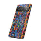Psychedelic Visions Vibrant Samsung, iPhone and Google Pixel Phone Cases - Colorful Artistic Design