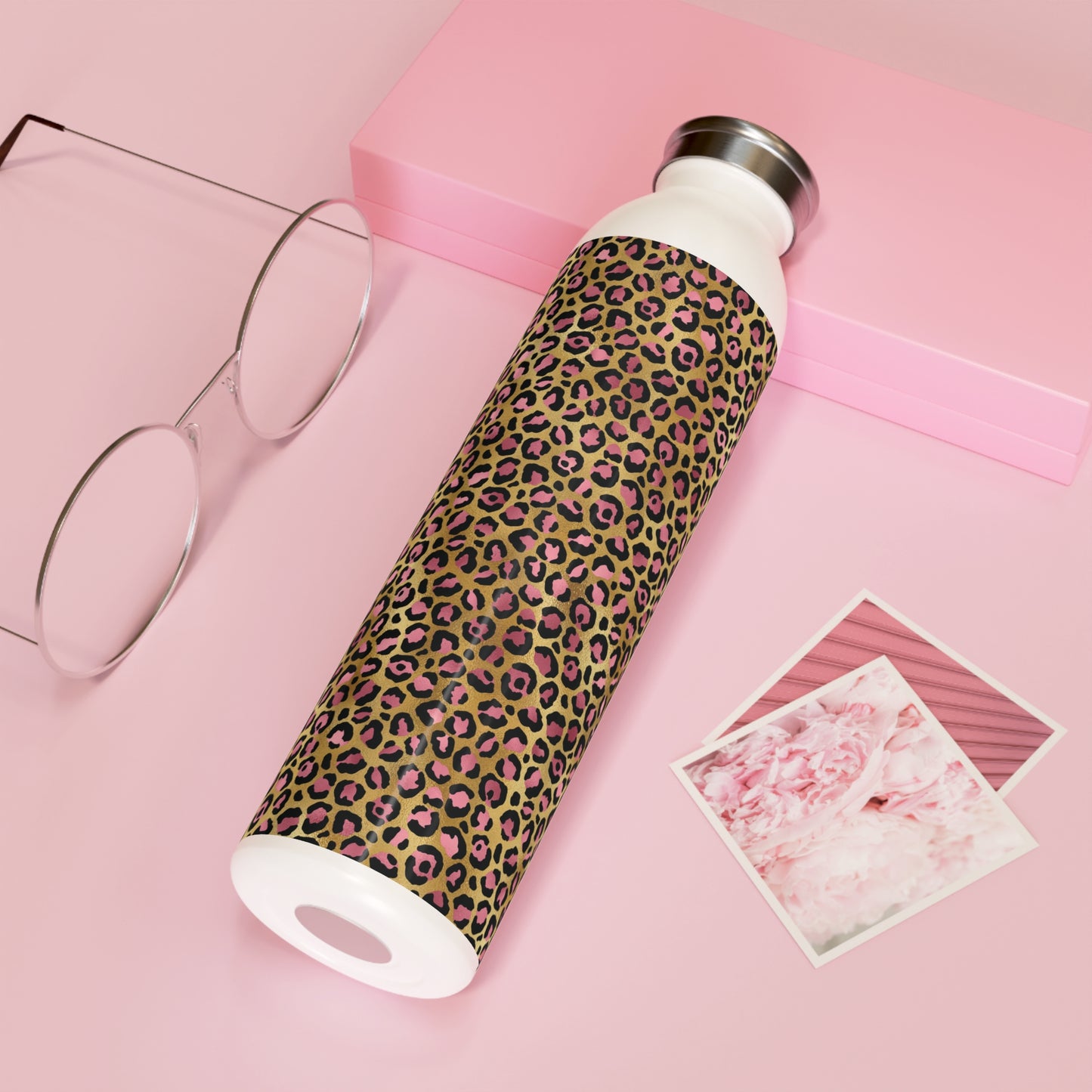 Leopard Luxe Slim Water Bottle