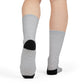 Monochrome Lines Sublimation Crew Socks