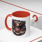 4th of July Eagle Coffee Mug — Patriotic American Flag Accent Mug (11/15oz)