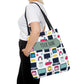 Techie Tote Bag - Stylish Personalized Tote for Students, Gift for Tech Lovers, Eco-Friendly Shopping Bag, Back to School.