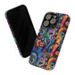 Psychedelic Visions Colorful Art iPhone Case - Tough Cases with Vibrant Abstract Design