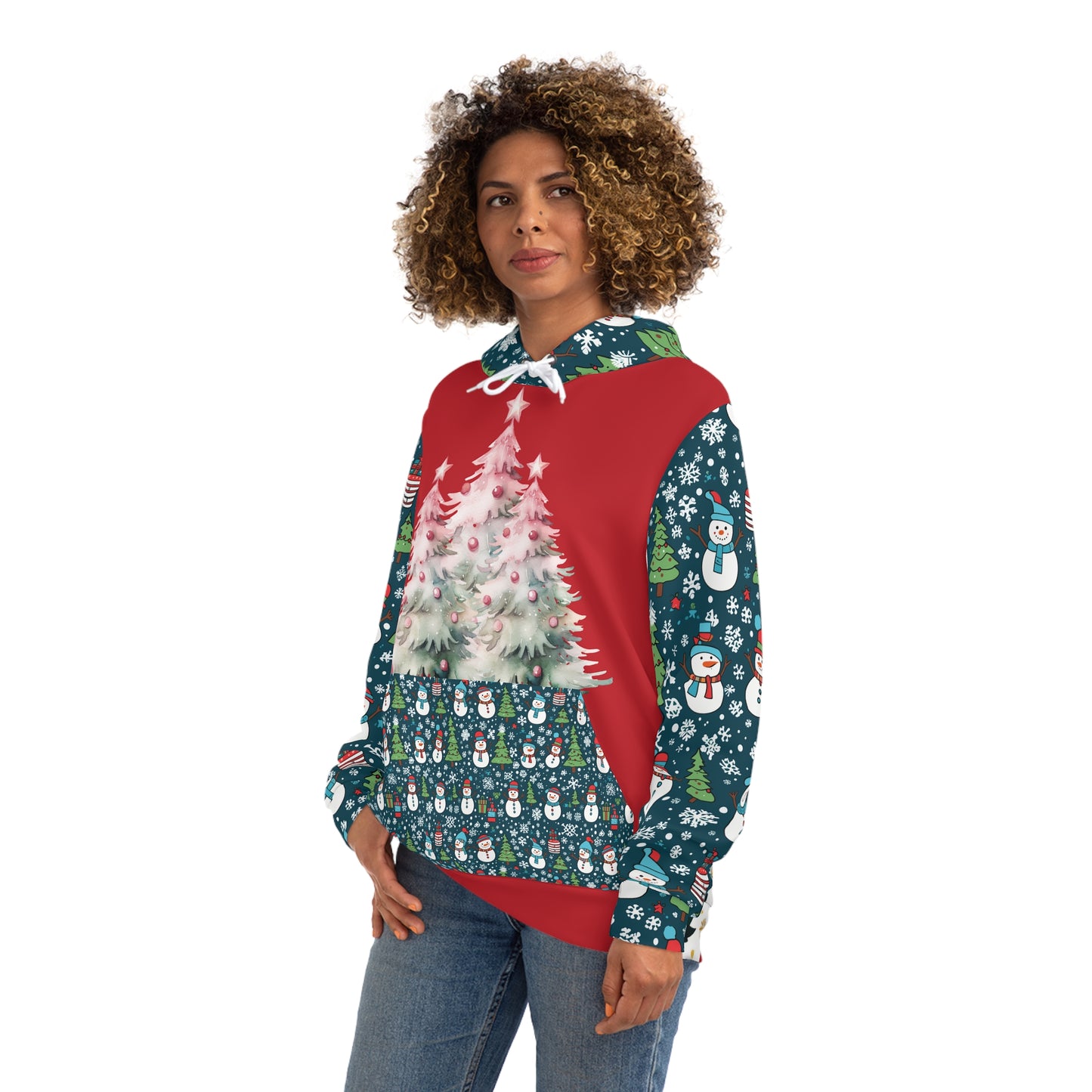 That Ugly Christmas Fashion Hoodie with All-Over Print - Unisex Medium Heavy Fabric