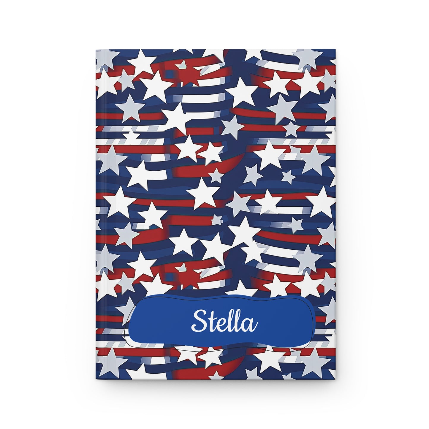 Patriotic Waves Hardcover Journal (PY)
