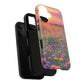 Floral Sunset Phone Case, Tough Magnetic Cases for iPhone, Nature Lover Gift, Durable Protection, Eco-Friendly Phone Accessory