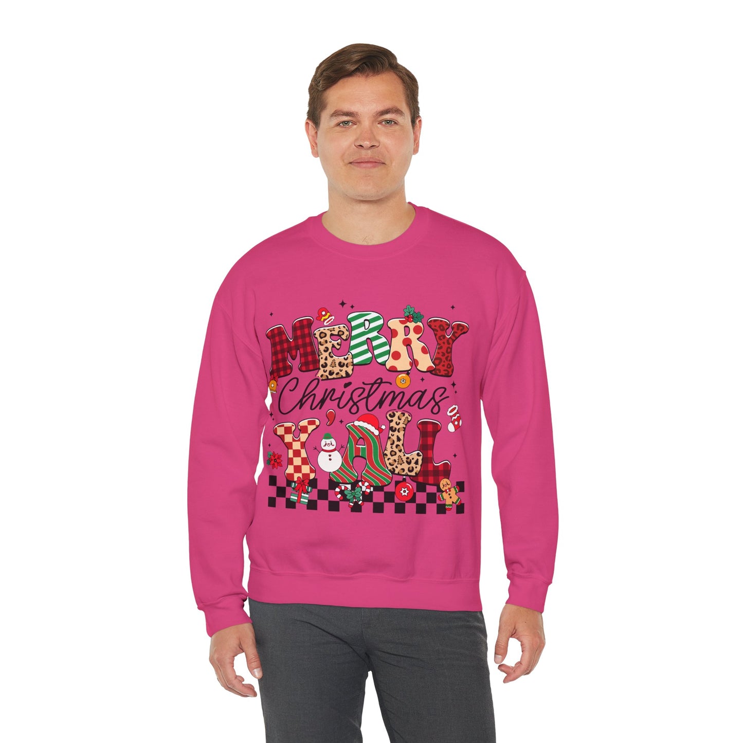 Merry Christmas  Unisex Heavy Blend™ Crewneck Sweatshirt